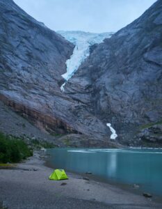 Beautiful camping spot in Europe finded in Norway