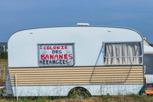 Camping area in France