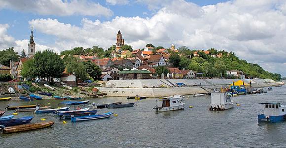 Beautiful Danube in Zemun, Serbia