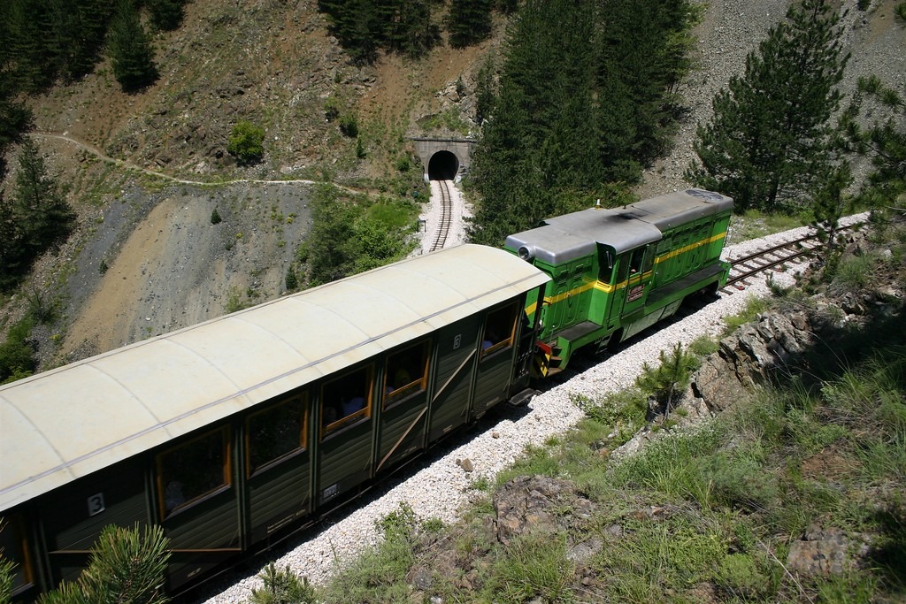 Scenic view of Šargan Eight heritage railway in the mountains – Serbia travel guide